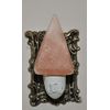 Himalayan Salt Pyramid Shape Night Light, Handmade Wall Lamp, Air Purifying