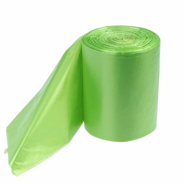 Kekow 6 Gallon Trash Bags, Green Waste Basket Liners, 125 Counts