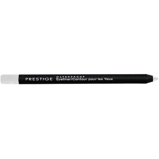 2 PACK Prestige Waterproof Eyeliner, White Eyeliner, 0.05 oz