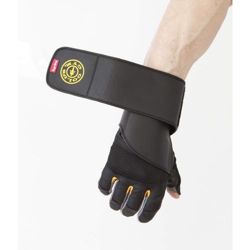 Gold`s GYM Pro Altima Gloves, XXL G3432 (Beginner to Advanced) Ergo-Grip Shape, Excellent Fit, Easy Grip Shape, Fingertip Fins for Smooth Removal, Bench Press, Barbell Curl, Training Gloves, Wrist and