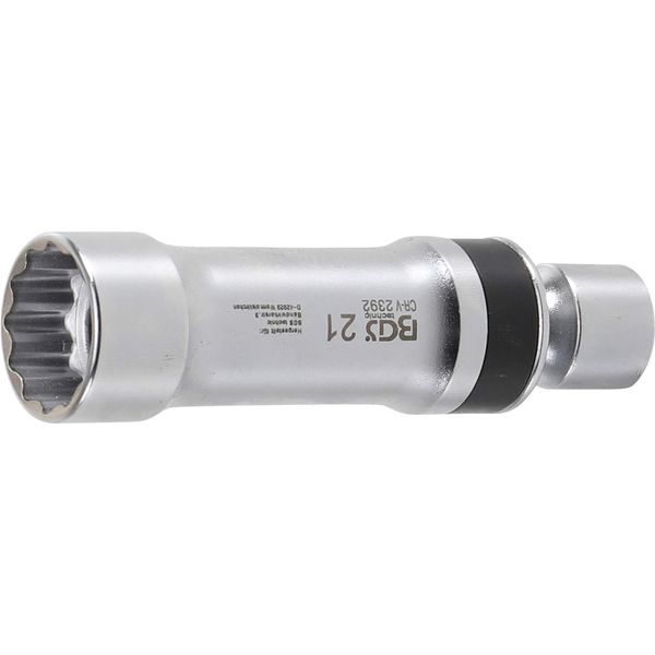 BGS 2392 | Spark Plug Socket, 12-point, with Retaining Spring | 10 mm (3/8") Drive | 21 mm