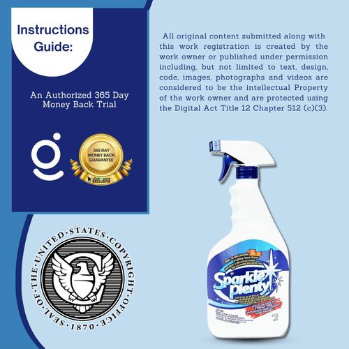 Sparkle Plenty Chandelier Cleaner Drip Dry Spray No Wipe - Spray Away Sparkle Glass Cleaner for Chandelier Crystals - Crystal Chandelier Cleaner Spray No Wipe - Crystal Cleaner for Chandelier (32 oz)