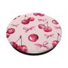 Coquette Cherry And Pink Bow PopSockets Adhesive PopGrip