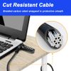 Xiatiaosann Laptop Security Lock Cable, 4 Digital Password Protection Computer Cable Security, Anti Theft Lock compatible for Dell Notebook (2 Pack)
