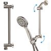 Hotel Spa 11" Solid Brass Adjustable Shower Extension Arm, Brushed Nickel