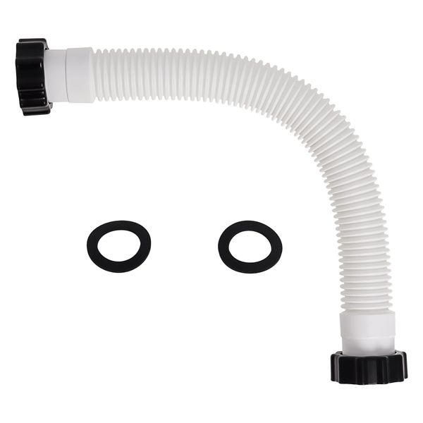 11535 Pool Sand Filter Pump Hose, Interconnecting Hose Replacement Compatible with Intex 16 Inch Sand Filter Pumps & Saltwater Systems