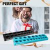 DURATECH 2PCS Magnetic Socket Organizer Set 1/2" Drive SAE&Metric Socket Holders
