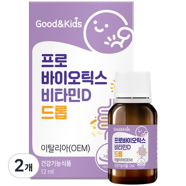 Natural Plus Good and Kids Probiotics Vitamin D Drop, 12ml, 1ea