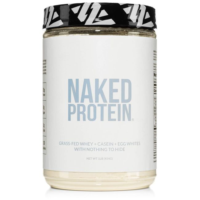 Naked Protein Powder Blend - Egg, Whey and Casein Protein Blend, Unflavored