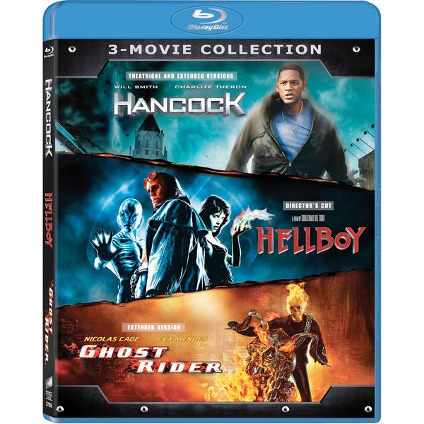 Ghost Rider (2007) / Hancock / Hellboy (2004) - Set