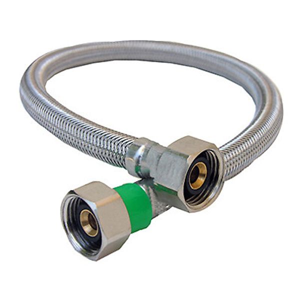 1/2 Iron Pipe Size x 1/2 Iron Pipe x 12-Inch Stainless-Stee