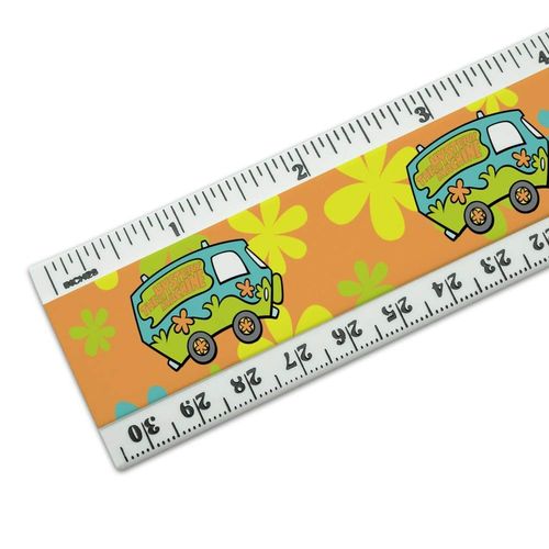 Scooby-Doo The Mystery Machine 12 Inch Standard and Metric Plastic Ruler