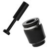 TAILONZ PNEUMATIC 6mm Plastic Push-to-Connect Fitting Plug and Pneumatic Cap Plug Fitting PP+PPF6(Pack of 40)