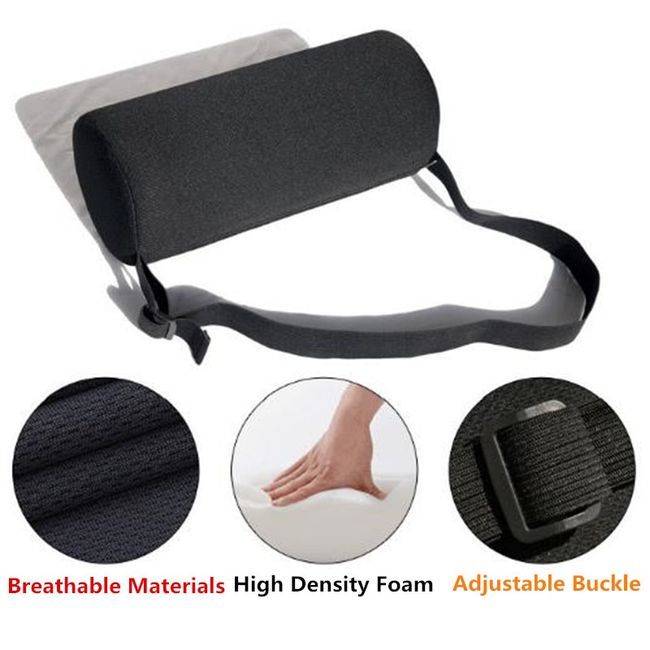 McKenzie lumbar support roller office lumbar cushion car pillow cylindrical  cushion relieve lumbar cervical pain pillow