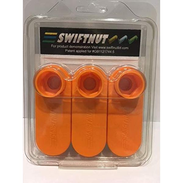 SWIFTNUT Nut-Runners for Threaded Rod Using Cordless Drill, Pack of 3 for 12mm (M12) Nuts