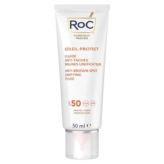 RoC Soleil-Protect Unifying Fluid Anti-Brown Spots SPF50 - Face Sunscreen - 50 ml