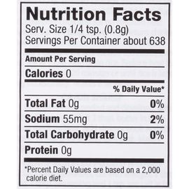 Calories in McCormick Cajun Seasoning and Nutrition Facts