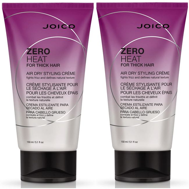 Joico Zero Heat Air Dry Styling Crème | Minimize Frizz |Enhance Texture | For Thick Hair