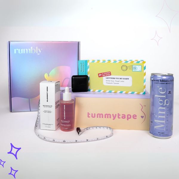 Rumbly 2nd Trimester Mom-to-Be Essentials Box - Gift for Expecting Moms - Care Package with Essential New Mommy Items & Pregnancy Must-Haves