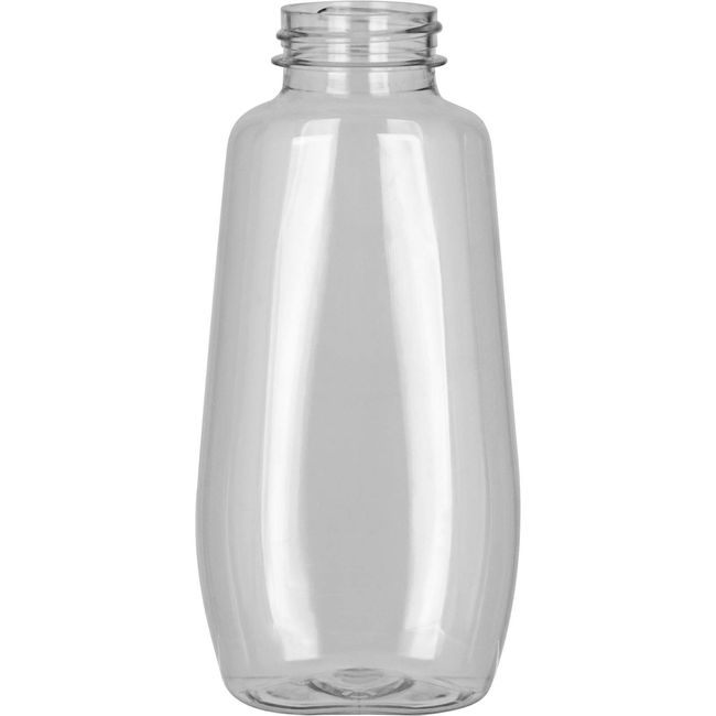 Wide Mouth Glass Sauce Bottle, 12 oz