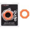 Cock Ring Alpha Liquid Silicone Sexagon Ring Orange