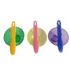 EustomA 3PCS Lab Flexible Alginate Rubber Spatulas Mixing Colour Bowl