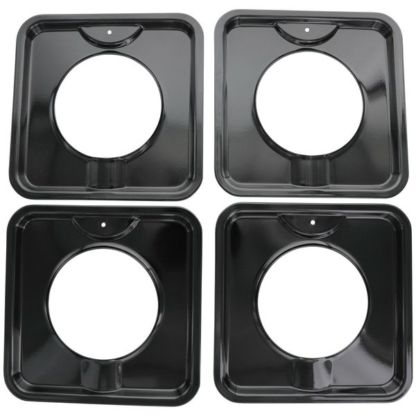 KITCHEN BASICS 101 SGP-400 Replacement Porcelain 7.75” Square Gas Range Pans