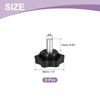 uxcell 6pcs M8x16mm Star Knobs Plastic Hexagon Clamping Knob Screws Hand Tighten Replacement Knobs Umbrella Base Replacement Knobs
