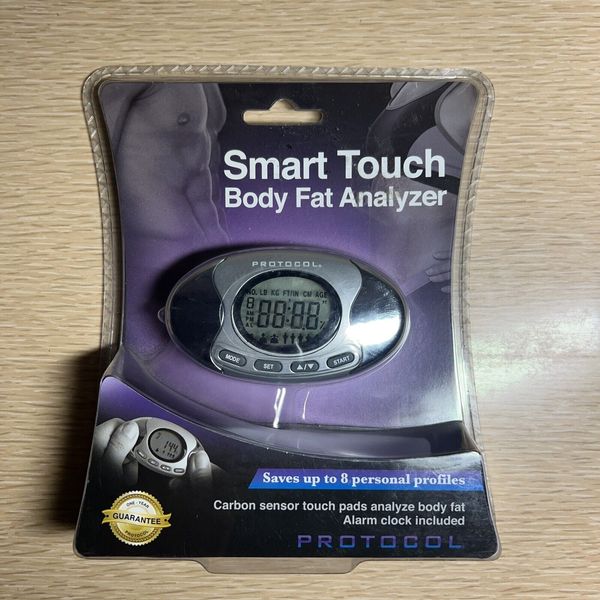 Smart Touch Body Fat Analyzer 4029-2 Alarm Clock Included