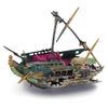 Penn Plax Finding Nemo Action Aerating Resin Ornament, Half Shipwreck