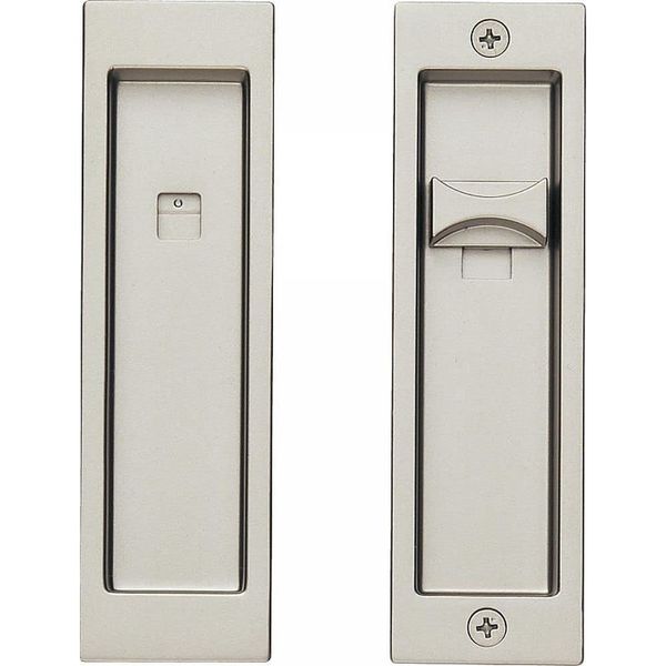 Panasonic Veritis MJE2PC12ST Interior Door, Square Pull C1 Type, Partition Lock, Satin Silver (Coated)