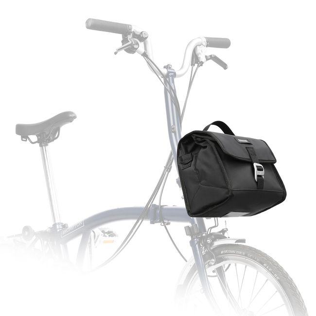 Rhinowalk Front Bag, Brompton Bicycle Bag, Thermal and Cold Retention Lunch Bag, Large Capacity, Adjustable, Handlebar Bag, Easy Installation, Brompton Compatible, Dedicated Bag, Shoulder Strap,