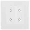 BG Nexus White Moulded Double Master Touch Dimmer Switch