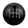 Abfer 6 Speed Shift Knob Lower Right Gear Shift Knobs Ball Stick Shifting Handle Fit for Car Vehicles (Black)