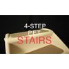 Dog Pet Puppy Plastic Foldable Stairs Folding Ramp Access Steps Lightweight
