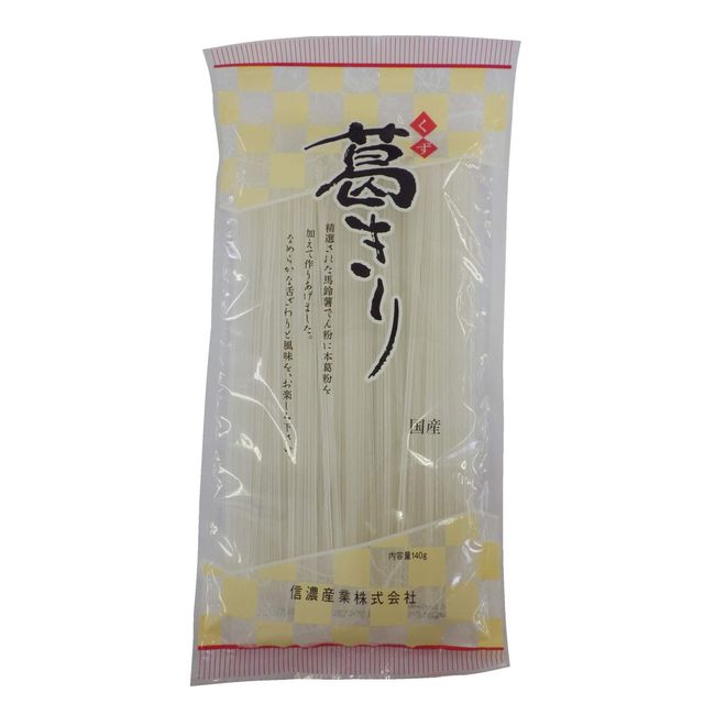 Shinano Sangyo Shinano Kuzu Kiri, 4.9 oz (140 g) x 4 Bags