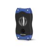 Colibri V-Cut Zigarrencutter Blau + Schwarze Gummibeschichtung