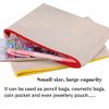 12 Pack Canvas Makeup Bags DIY Craft Blank Zipper Bulk Multipurpose Cosmetic Travel Toiletry Bag DIY Craft Blank Zipper Bulk Multipurpose Cosmetic Travel Toiletry Bag,Multicolored Zippers