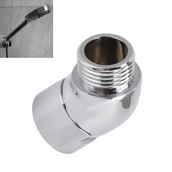 Tnfeeon Hand Shower Angle Adapter 135 Degree Angle Stainless Steel Shower Head for Bathroom