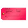 Evidence Identification Tag, 25 Tags/Pack, 5.25" x 2.625"