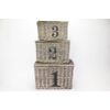 Beauty. Scouts Uno Due Tre 3-Piece Set, Willow Basket Set