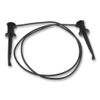 Test Lead, BLK, 609.6MM, 60V, 5A, Grabber Patch Cords, Qty.1 | 3781-24-0