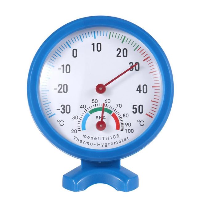 Mini Bell-shaped Scale Thermometer Hygrometer for Home Office Wall