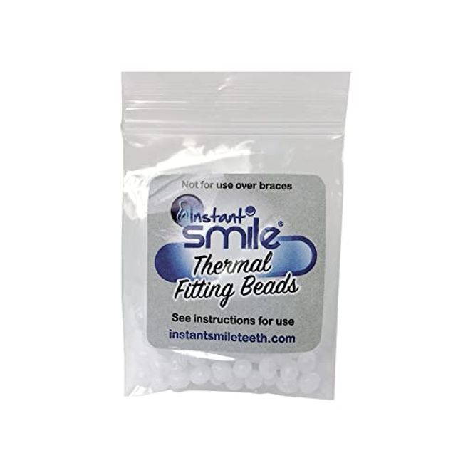 Instant Smile Thermal Beads Thermal Fitting Beads- 2 Packs, 1
