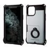 Elecom PM-A19BZERORSV iPhone 11 Pro Case, Shock Absorption, Protects Body from Impact When Droping, Ring, Silver