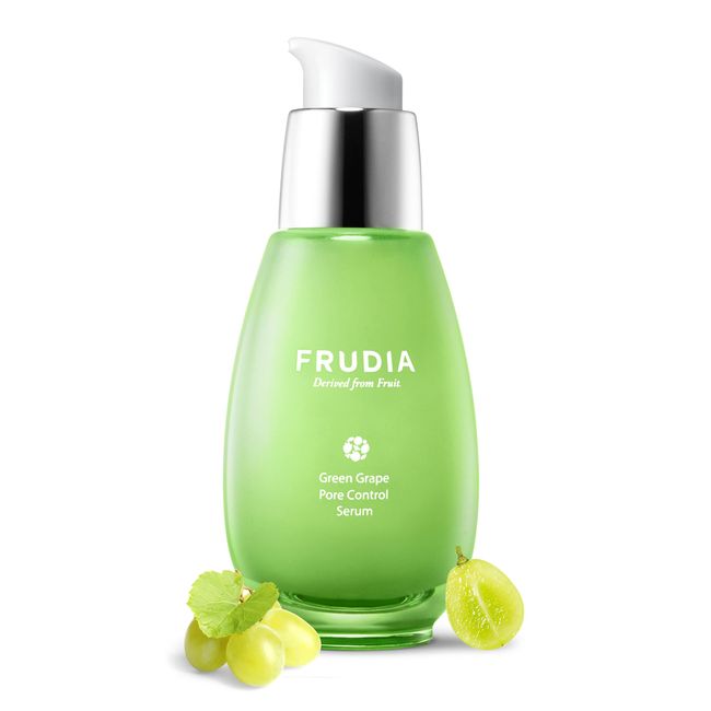 WELCOS FRUDIA Green Grape Pore Control Serum - Hydrating Face Serum for Glowing Skin | Korean Serum for Face Moisturizer & Pore Minimizer Serum for Dry Skin | Hydrating Serum for Face (1.76oz)