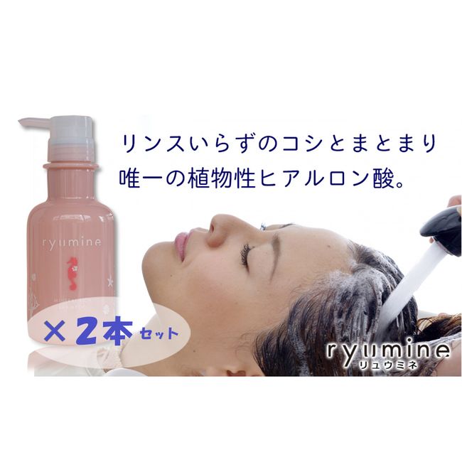 [Hometown Tax] Salt and Hibiscus &quot;Ryumine Shampoo&quot; x 2 bottles