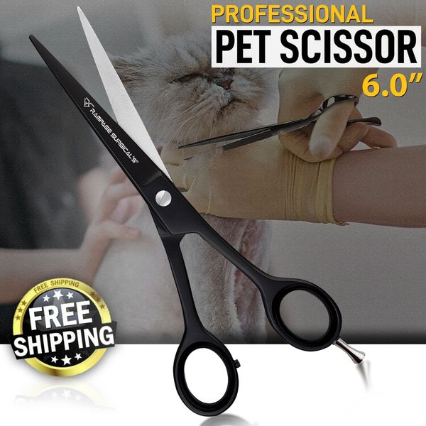 Pet Grooming Scissors Professional Straight Shear Hair Cutting Scissor