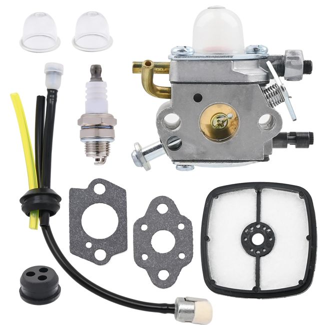 FitBest Carburetor with Fuel Line Kit Air Filter for C1U-K78 Echo PB200 PB-200 PB-201 PB201 ES-210 ES211 Zama A021000941 A021000942 Power Blower Shredder