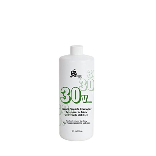 Super Star Cream Peroxide Developer 30 Volume - 8 Oz